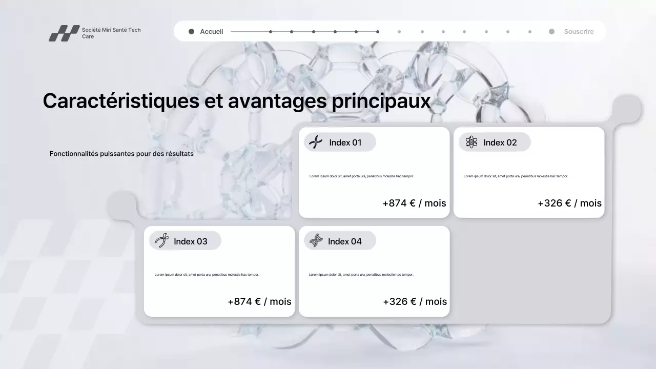 Présentation de la promotion de la technologie de santé moderne grise