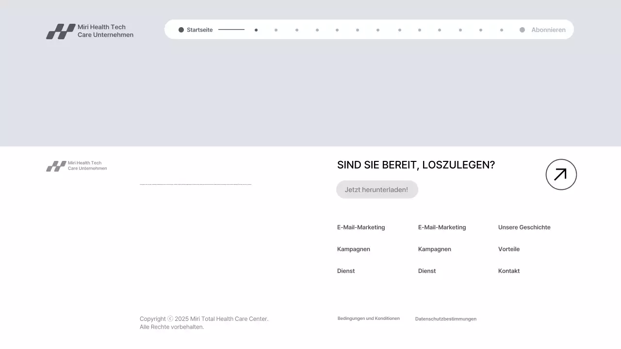 Graue moderne Gesundheitstechnologie-Werbung Präsentation