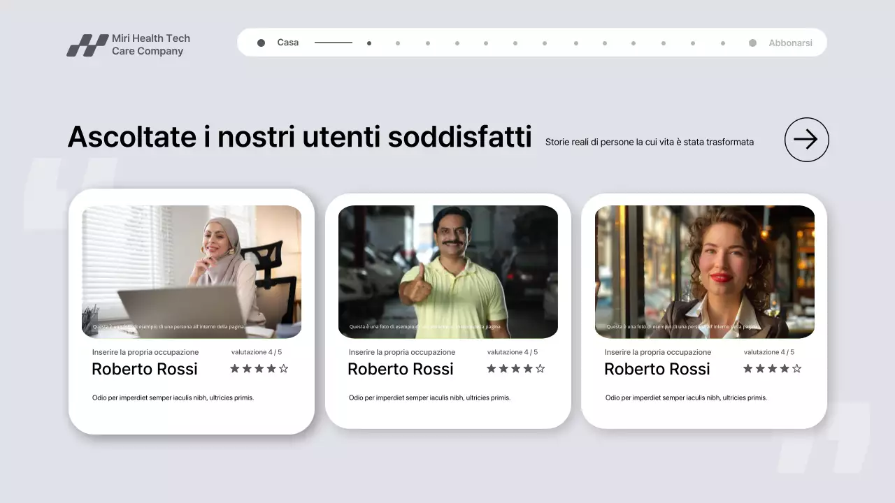 Presentazione della promozione della tecnologia sanitaria moderna grigia