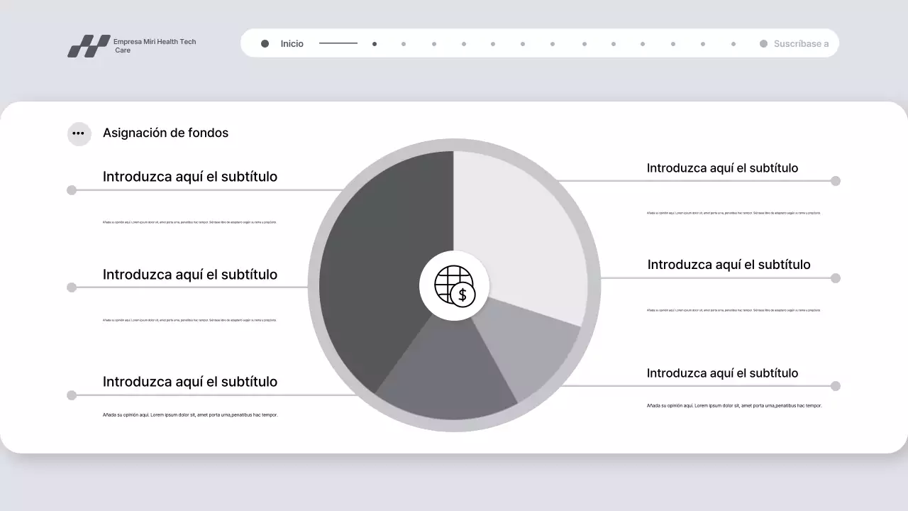 Presentación de promoción de tecnología sanitaria moderna de Grey