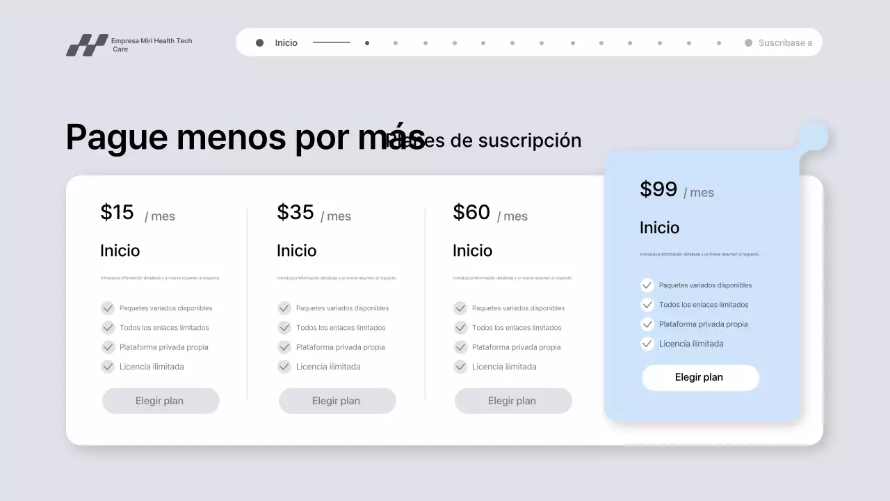 Presentación de promoción de tecnología sanitaria moderna de Grey