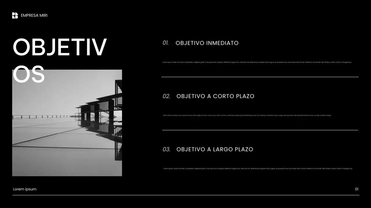 Presentación de marketing de contenidos moderna y blanca