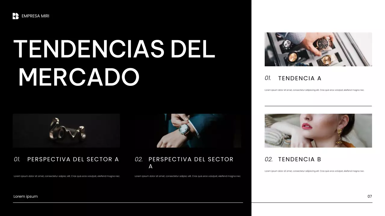 Presentación de marketing de contenidos moderna y blanca