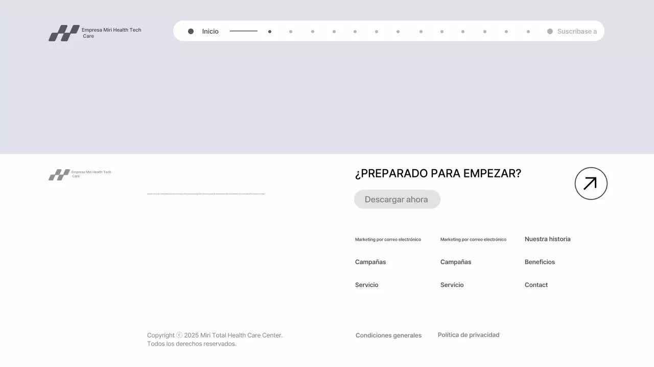 Presentación de promoción de tecnología sanitaria moderna de Grey