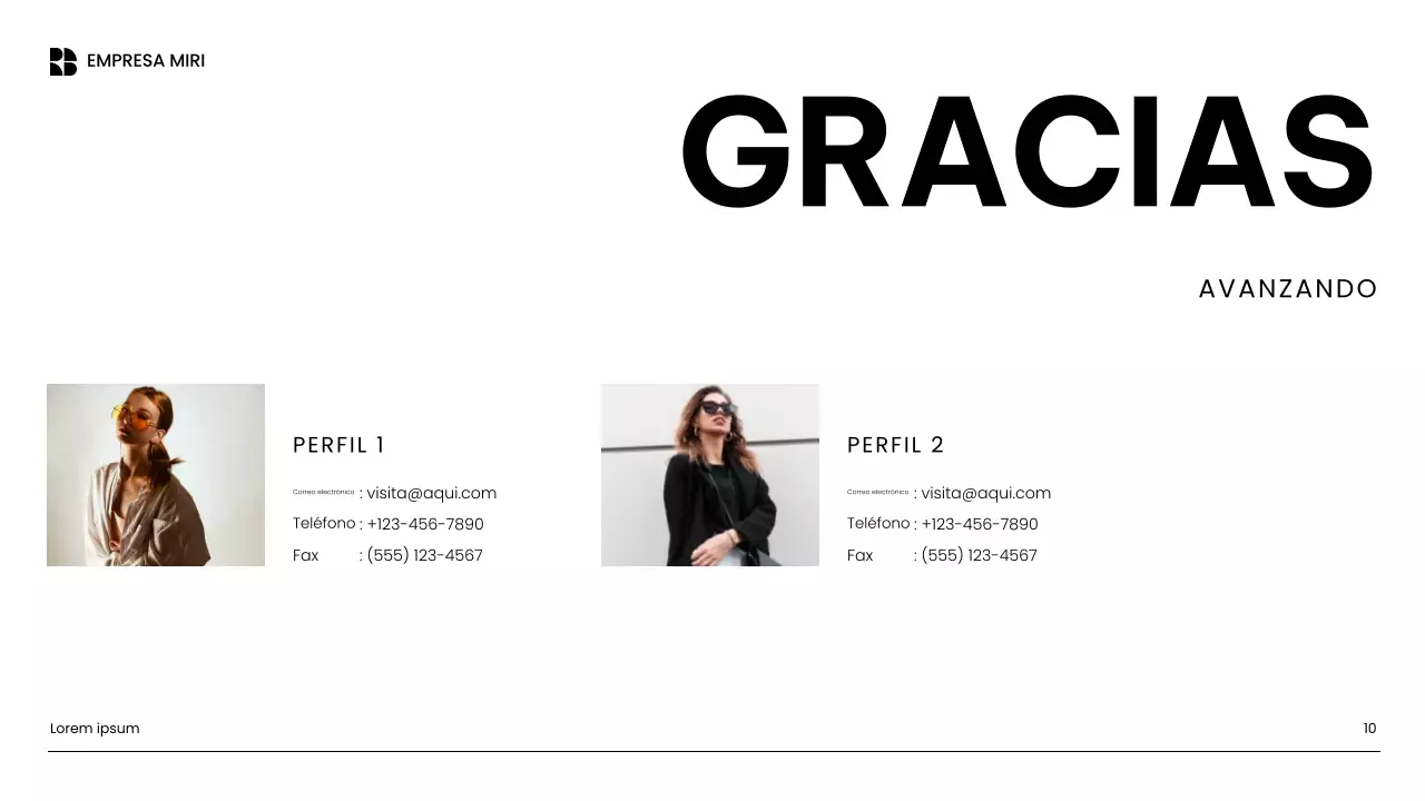 Presentación de marketing de contenidos moderna y blanca