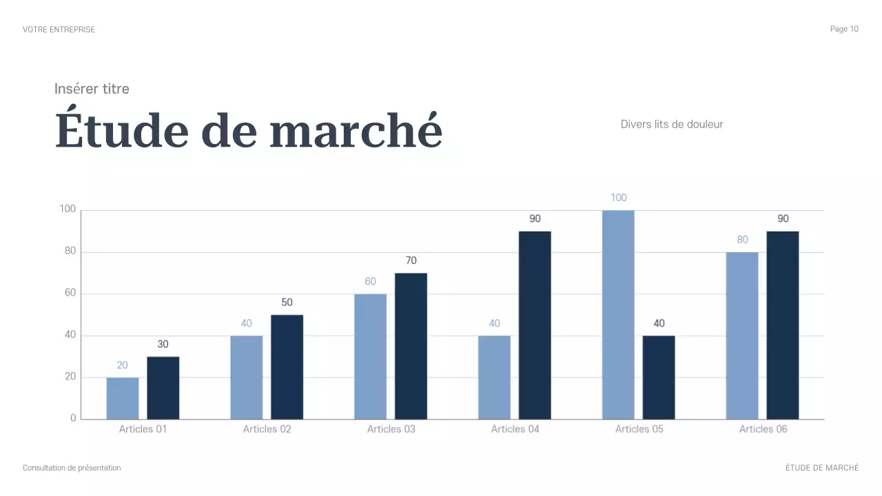 présentation de conseil professionnel bleu