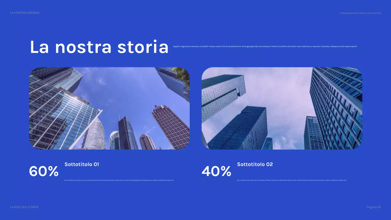 presentazione IT moderna blu