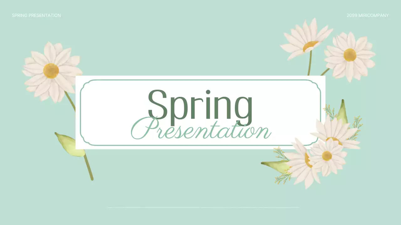 Văn phòng phẩm Mint Simple Spring