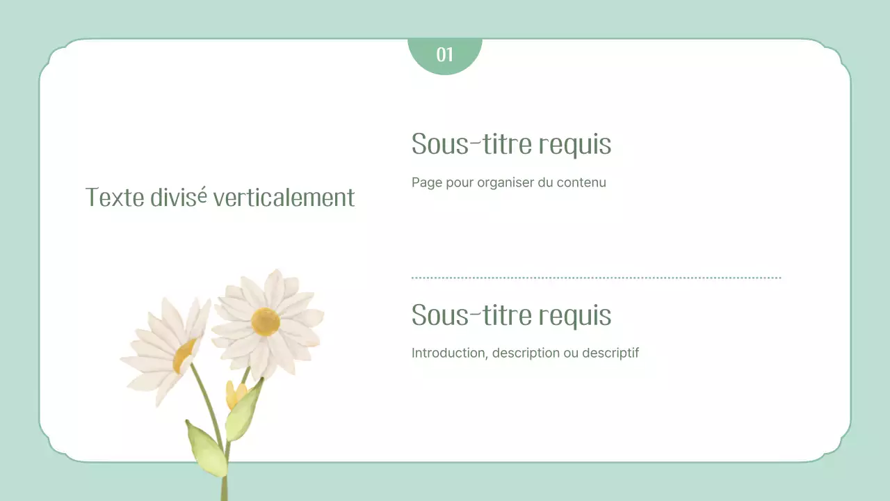 Papeterie de printemps simple à la menthe