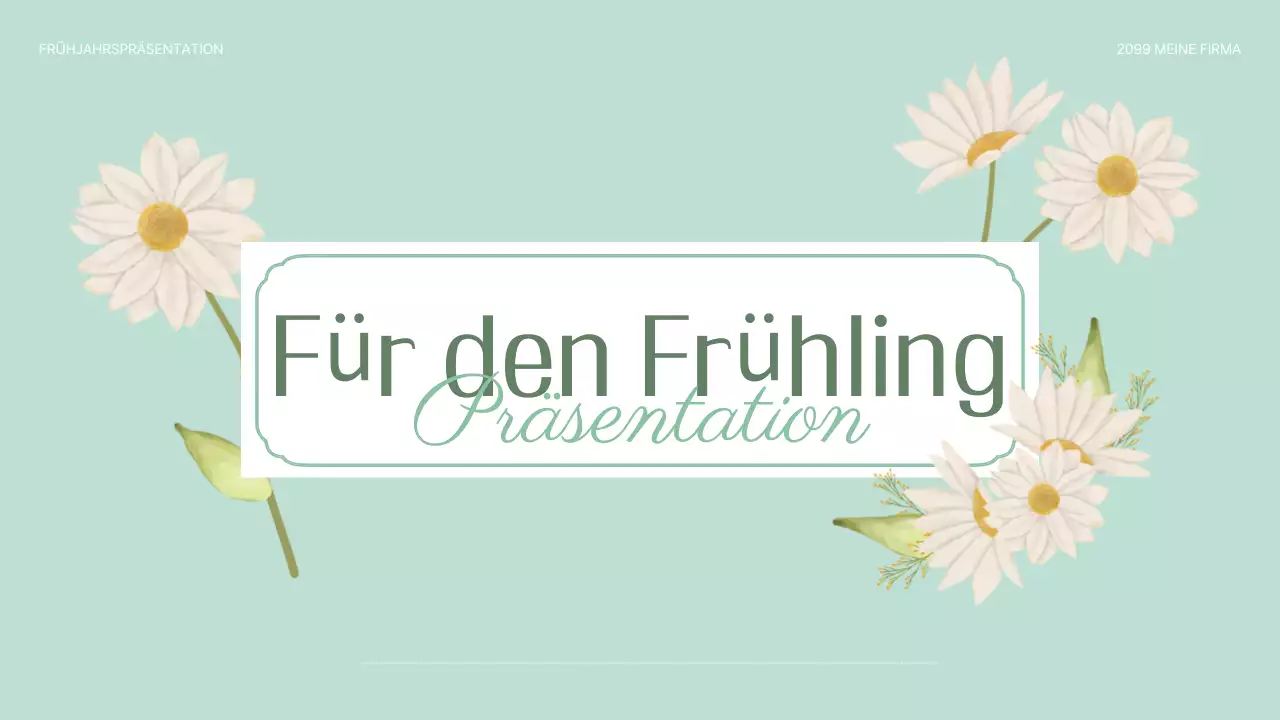 Mint einfache Frühling Briefpapier