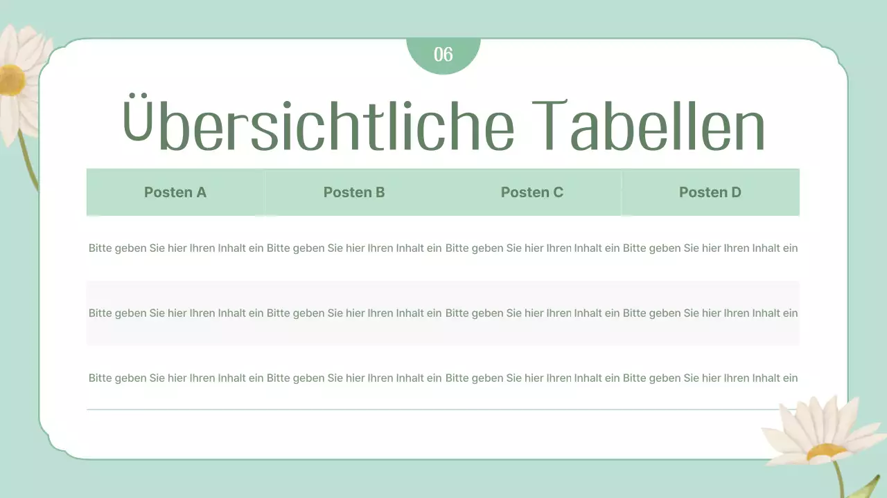 Mint einfache Frühling Briefpapier