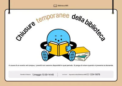 Guida alla biblioteca semplice Beige