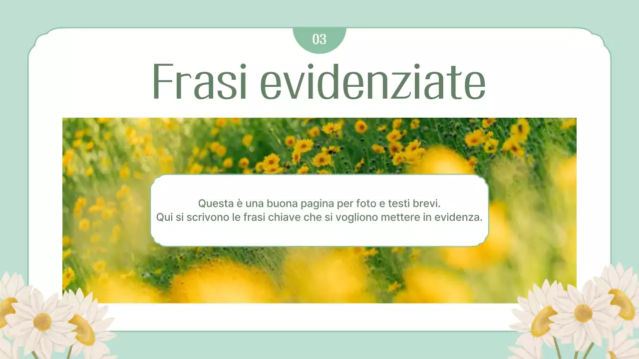 Cancelleria semplice primaverile alla menta