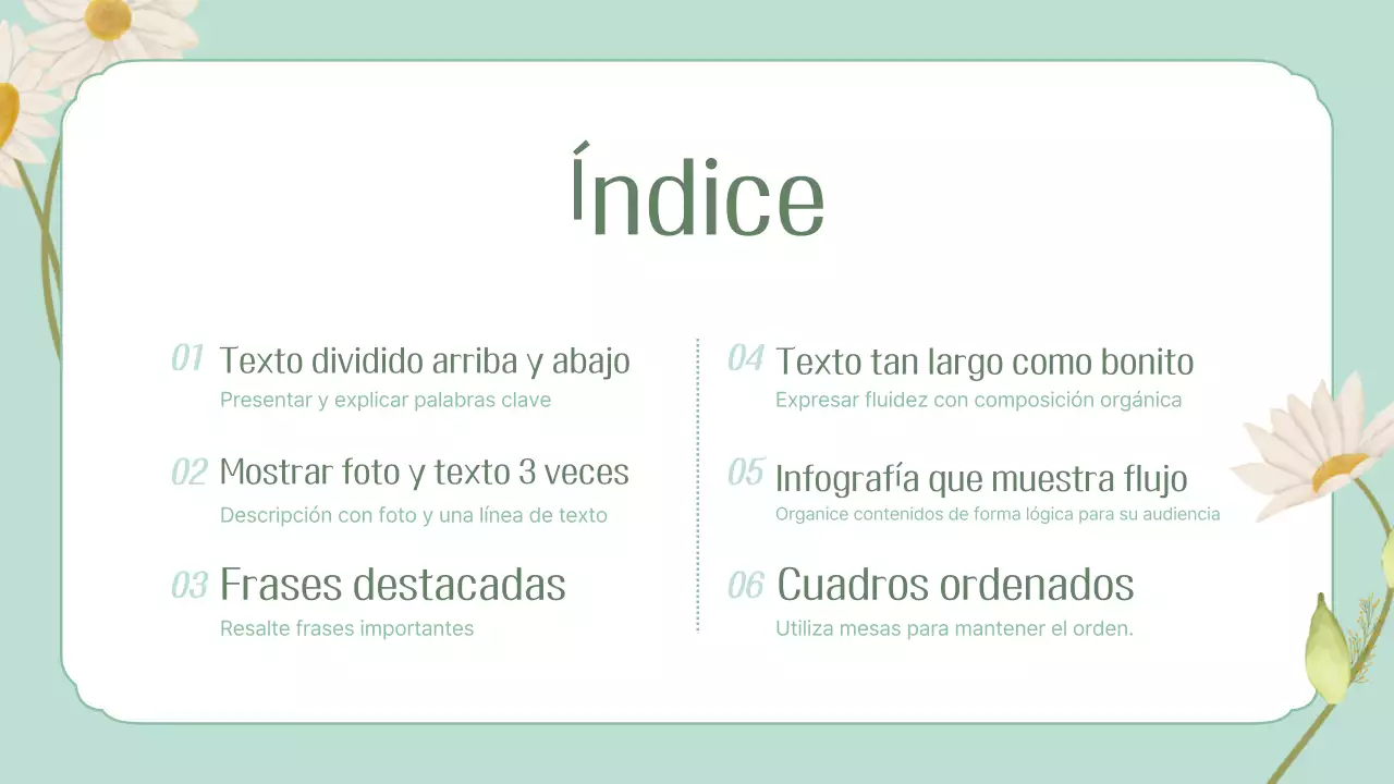 Papelería sencilla de primavera con diseño de menta