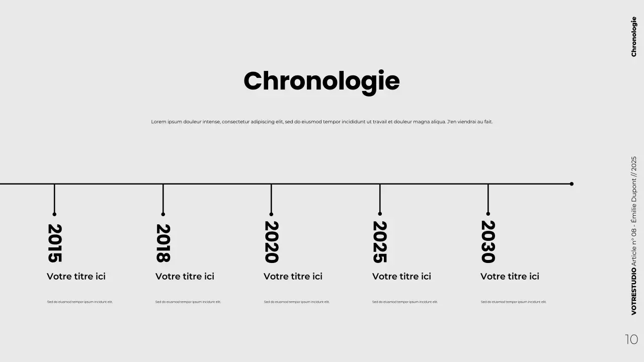 Présentation de marketing de contenu stratégique minimaliste et moderne