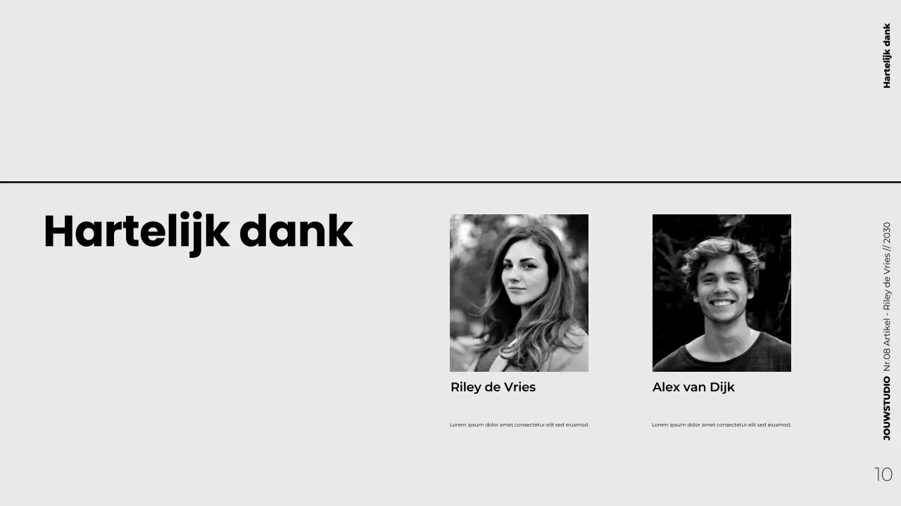 Moderne minimalistische strategische contentmarketingpresentatie