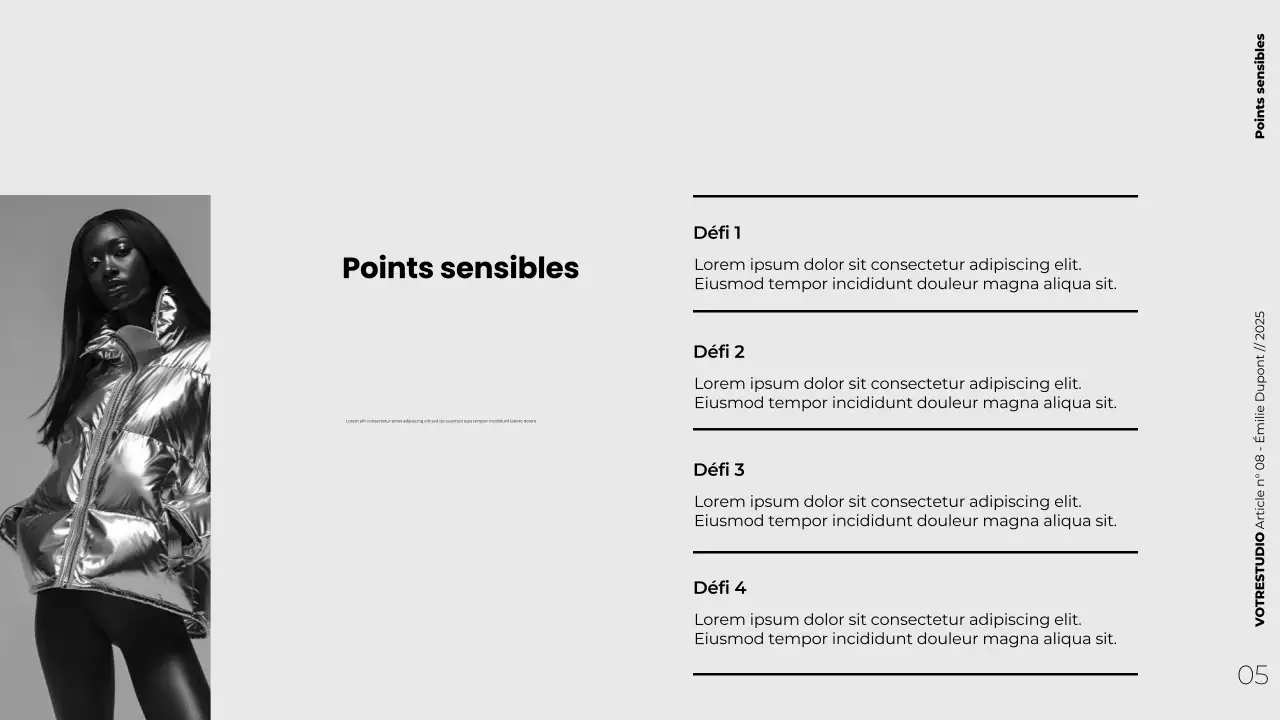 Présentation de marketing de contenu stratégique minimaliste et moderne