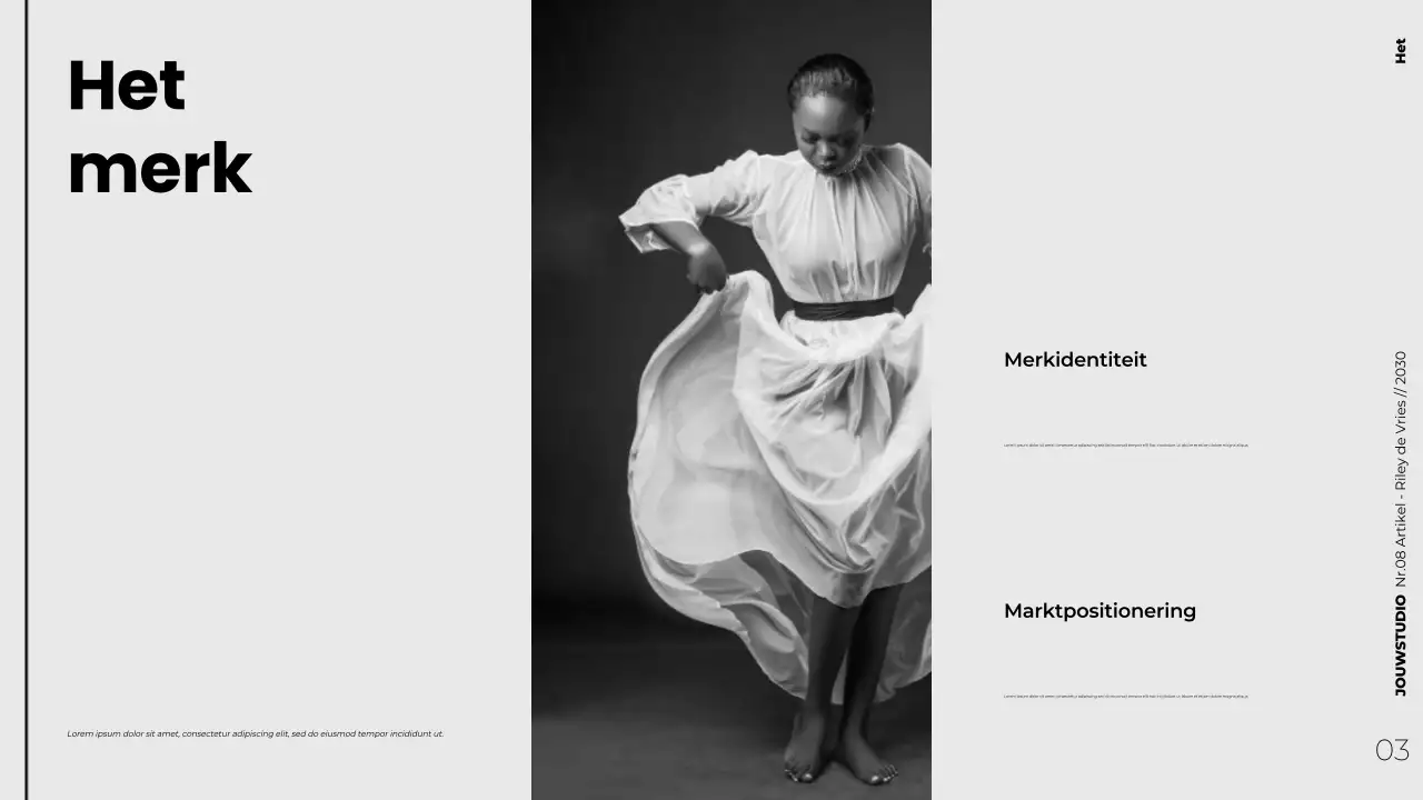 Moderne minimalistische strategische contentmarketingpresentatie