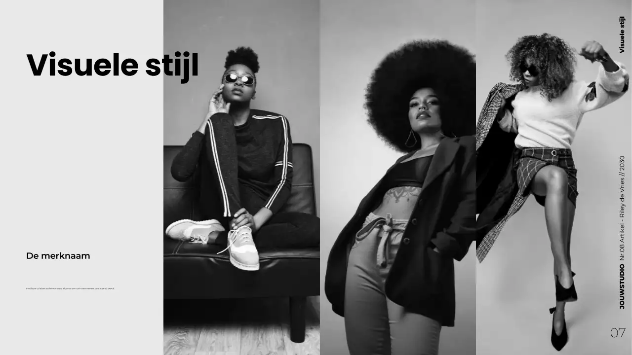 Moderne minimalistische strategische contentmarketingpresentatie