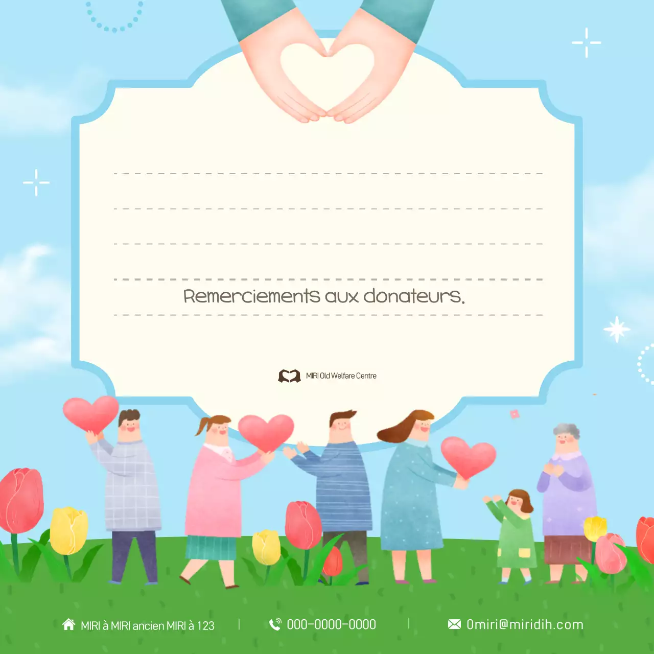 Promotion du centre de protection des bébés Sky Blue