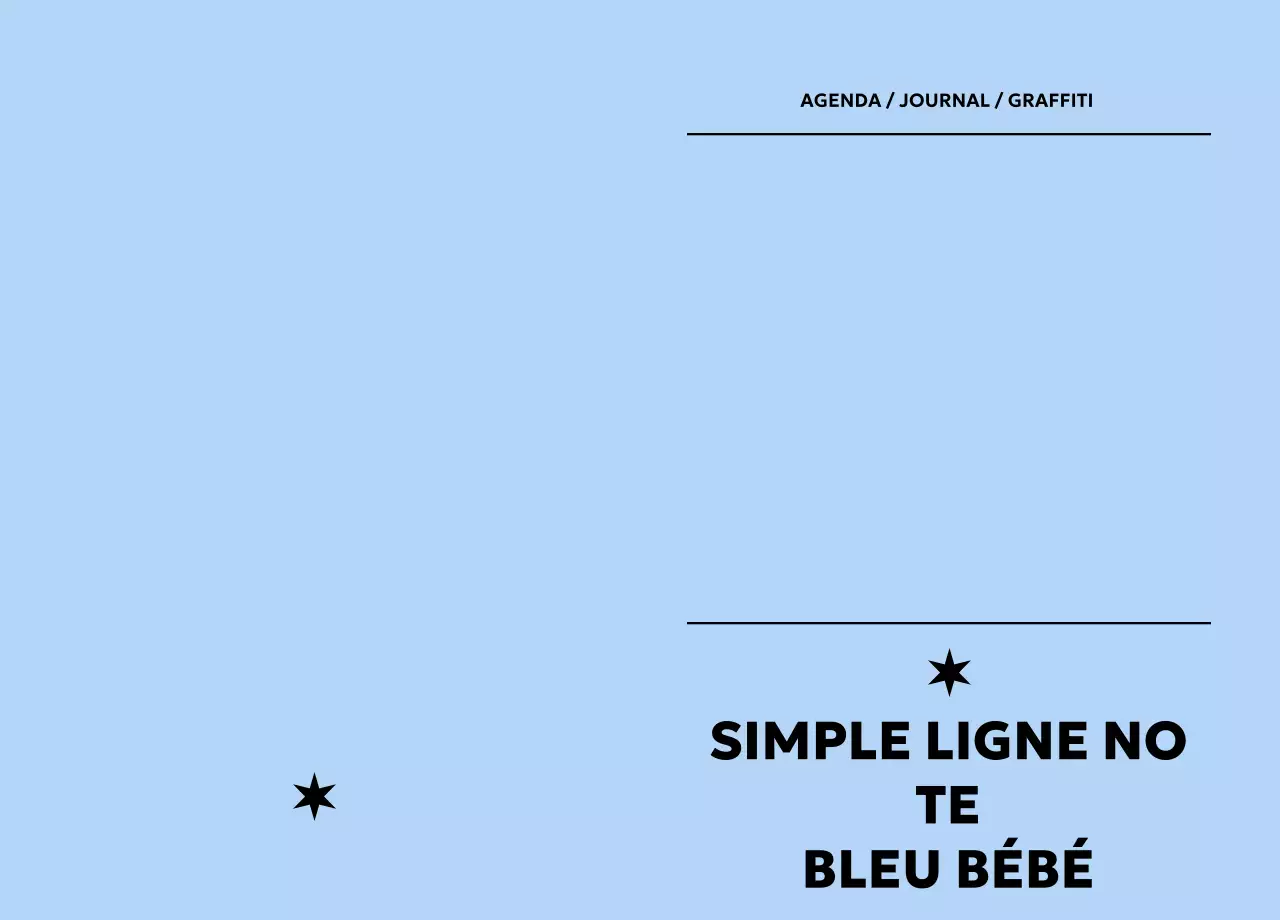 Papeterie pour agenda simple rose