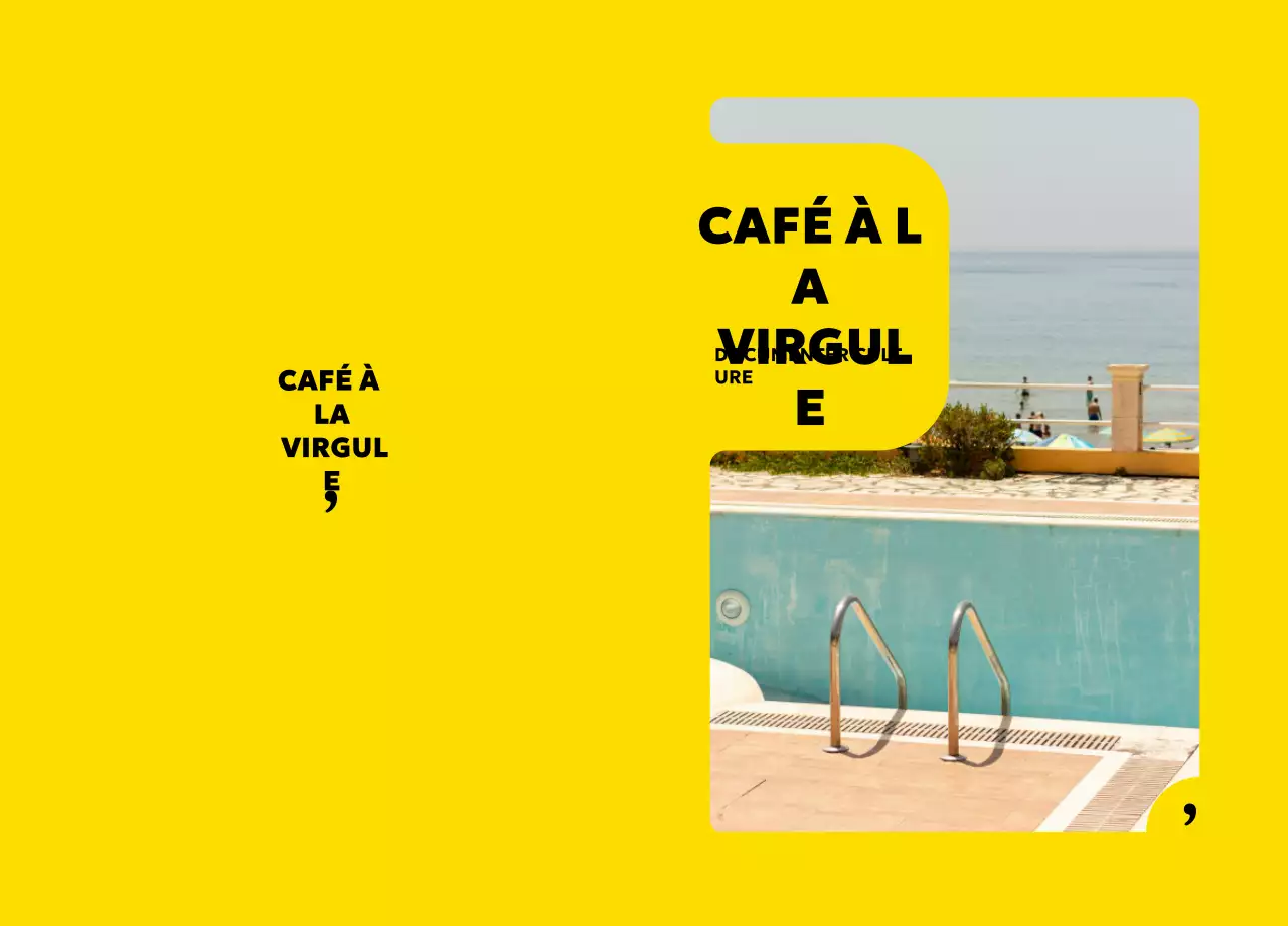 Promotion du café moderne rose