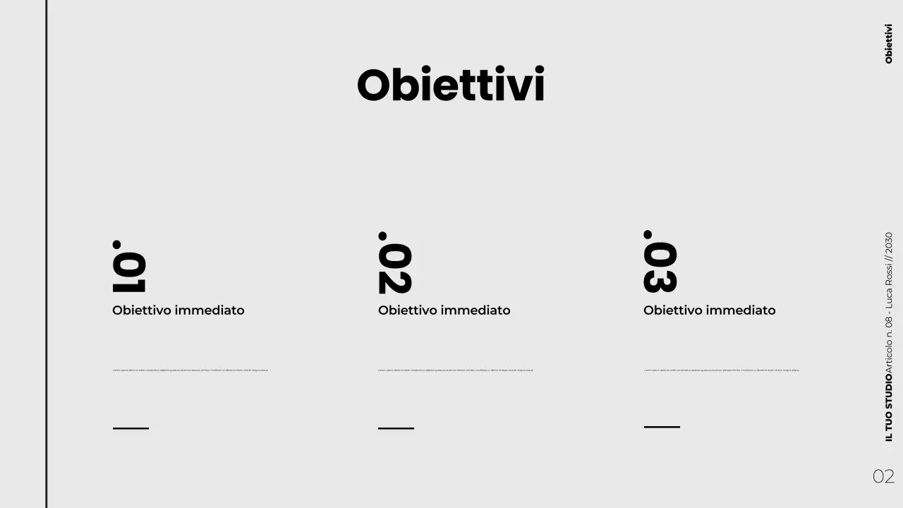 Presentazione di marketing dei contenuti strategici minimalisti e moderni