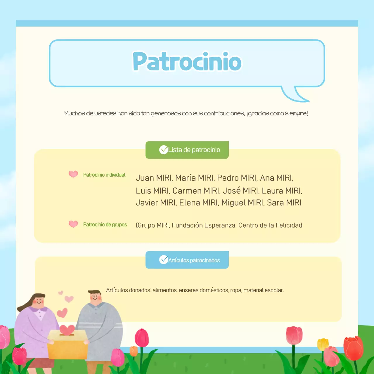 Promoción del Centro de Bienestar Infantil Sky Blue