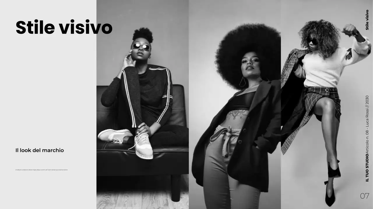 Presentazione di marketing dei contenuti strategici minimalisti e moderni