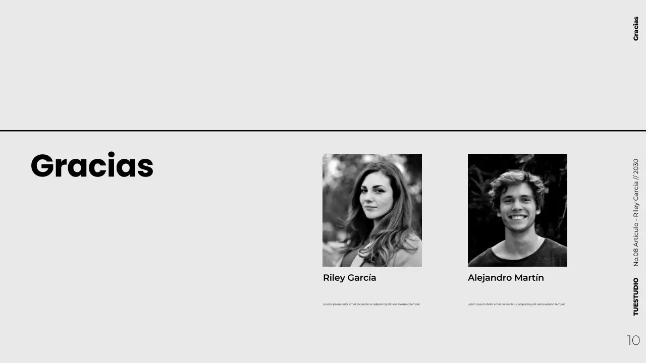 Presentación de marketing de contenidos estratégicos minimalista y moderna