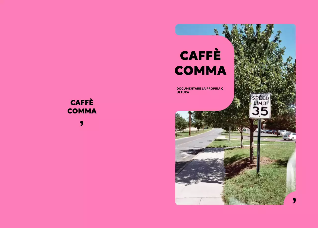 Promozione Pink Modern Cafe