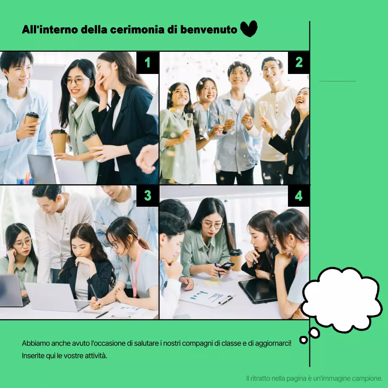 Pianificazione del posto di lavoro moderno ed ecologico