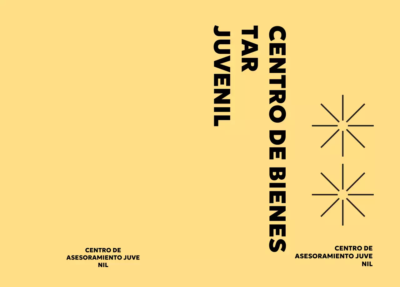 Guía Amarilla Simple del Centro de Bienestar Juvenil