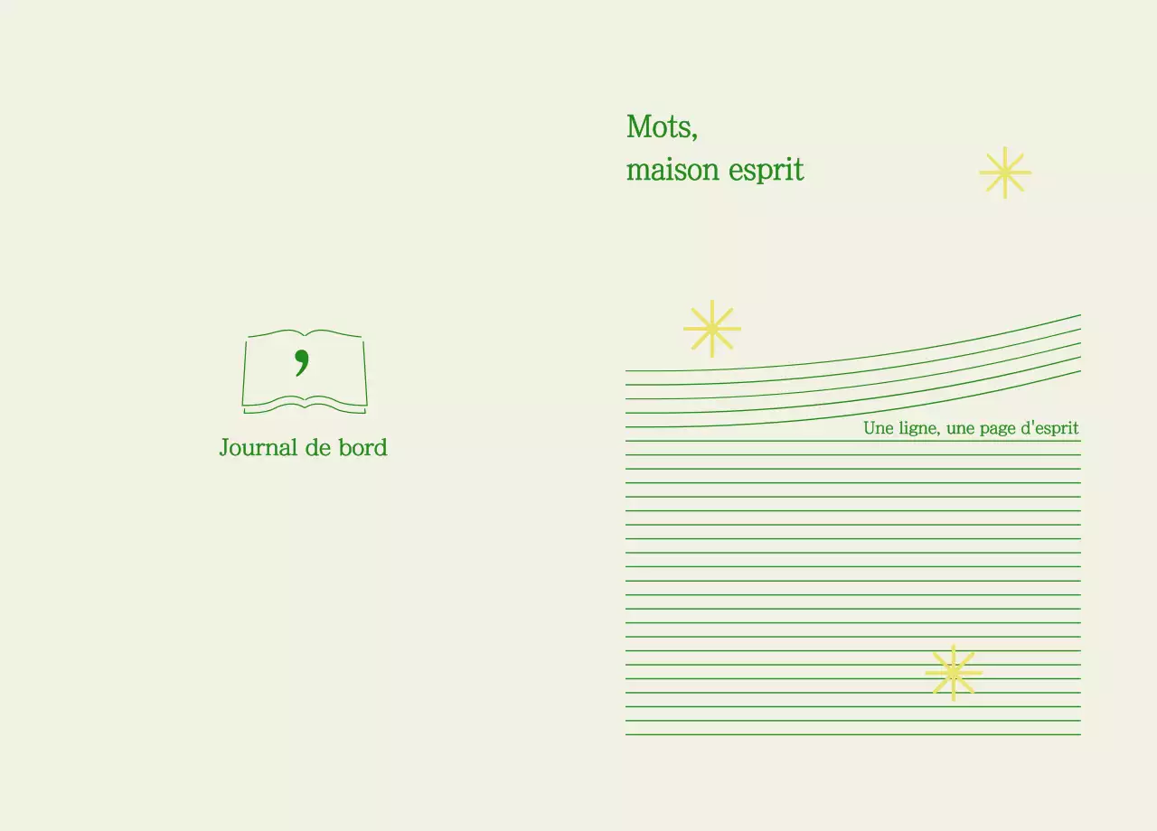 Notes de lecture minimalistes en ivoire