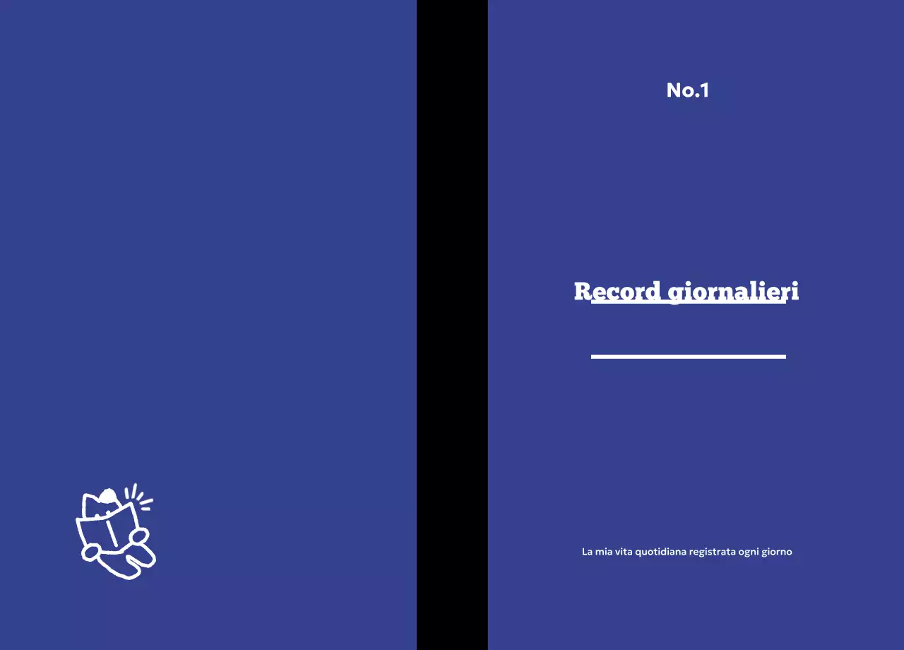 Frase semplice del diario arancione