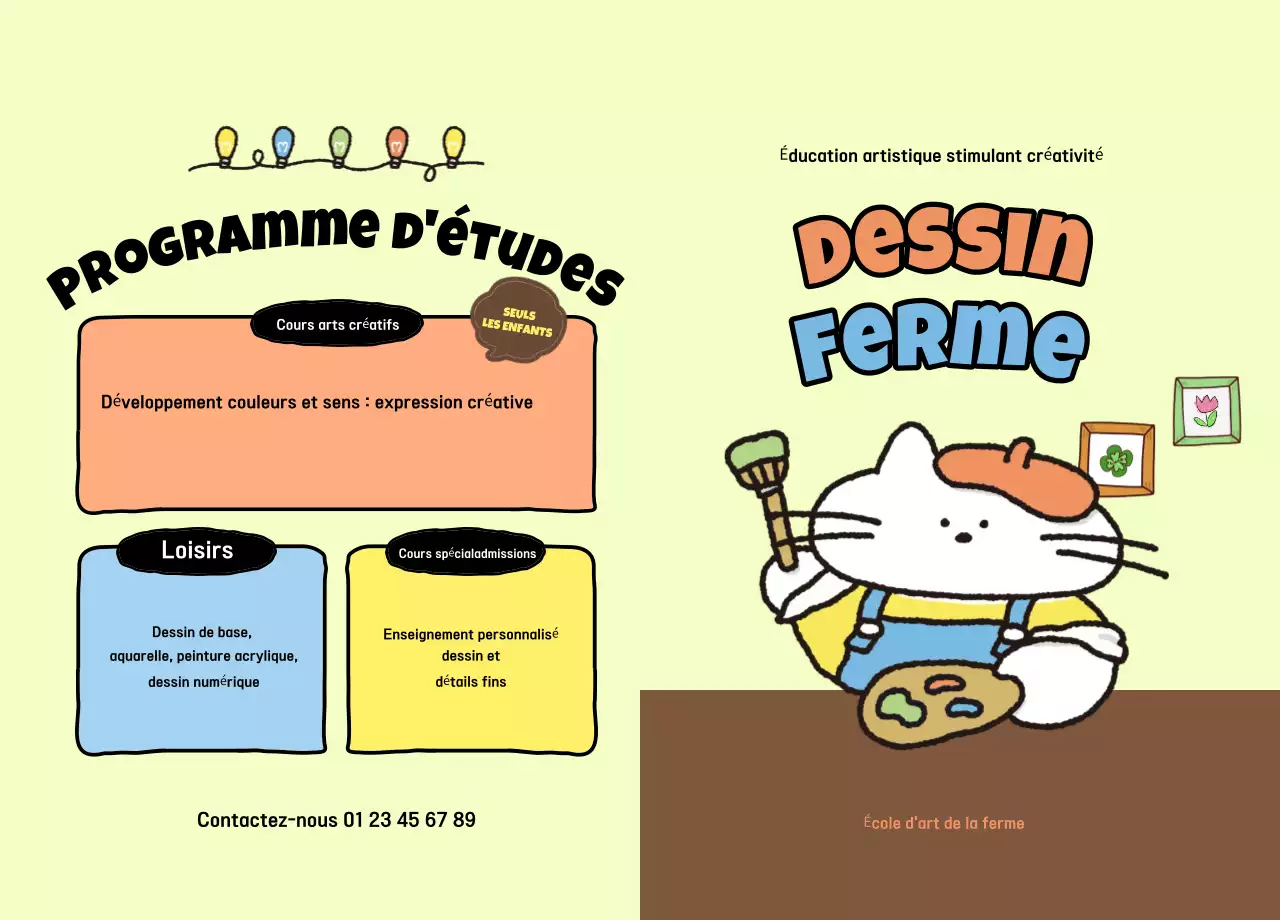 Guide pédagogique artistique pour bébé beige