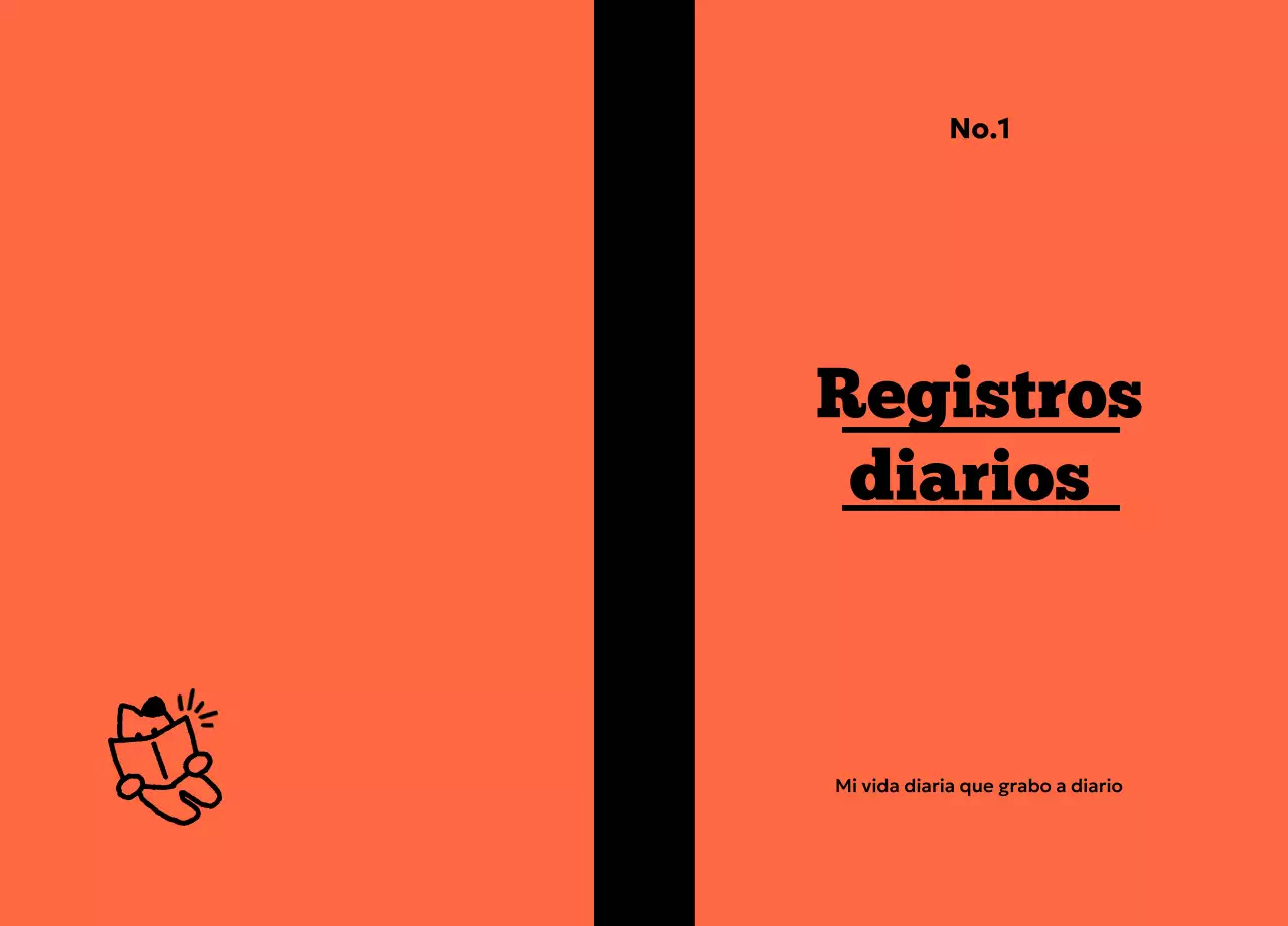 Frase sencilla de diario naranja