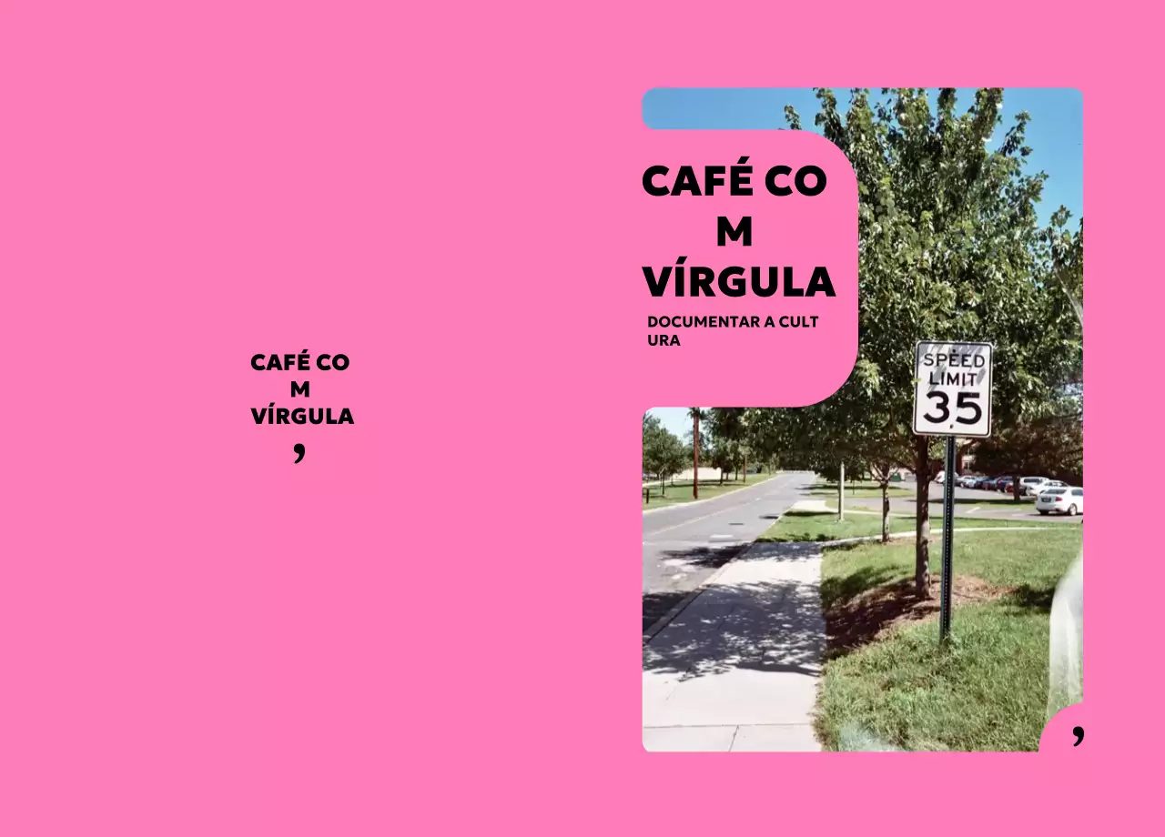 Promoção Pink Modern Café