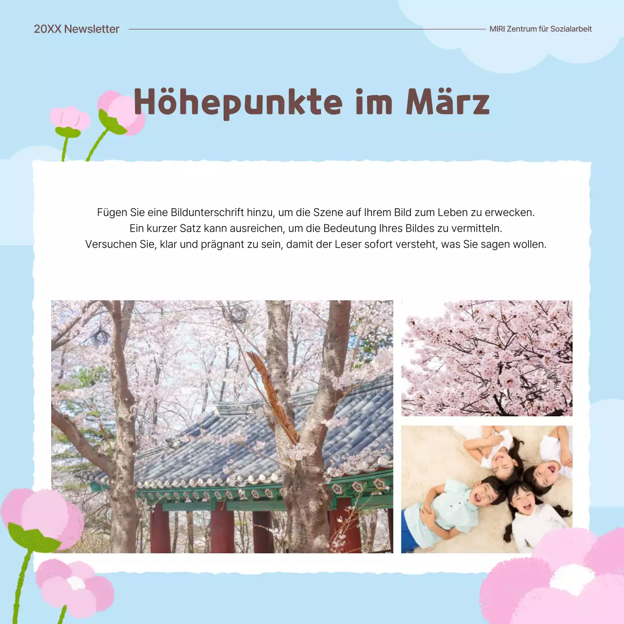 Grünes Baby Öffentliche Einrichtung Frühlingsblume Einführung