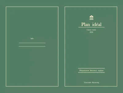 Papeterie Simple Note Kaki