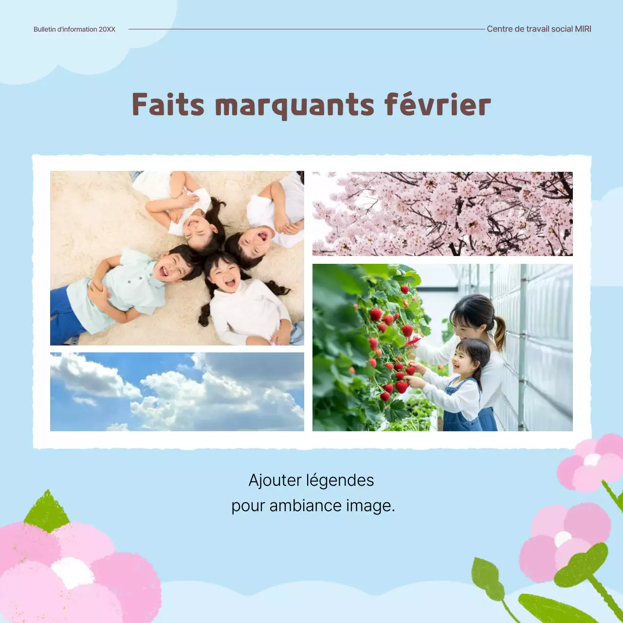 Institution publique Green Baby Spring Flower Introduction