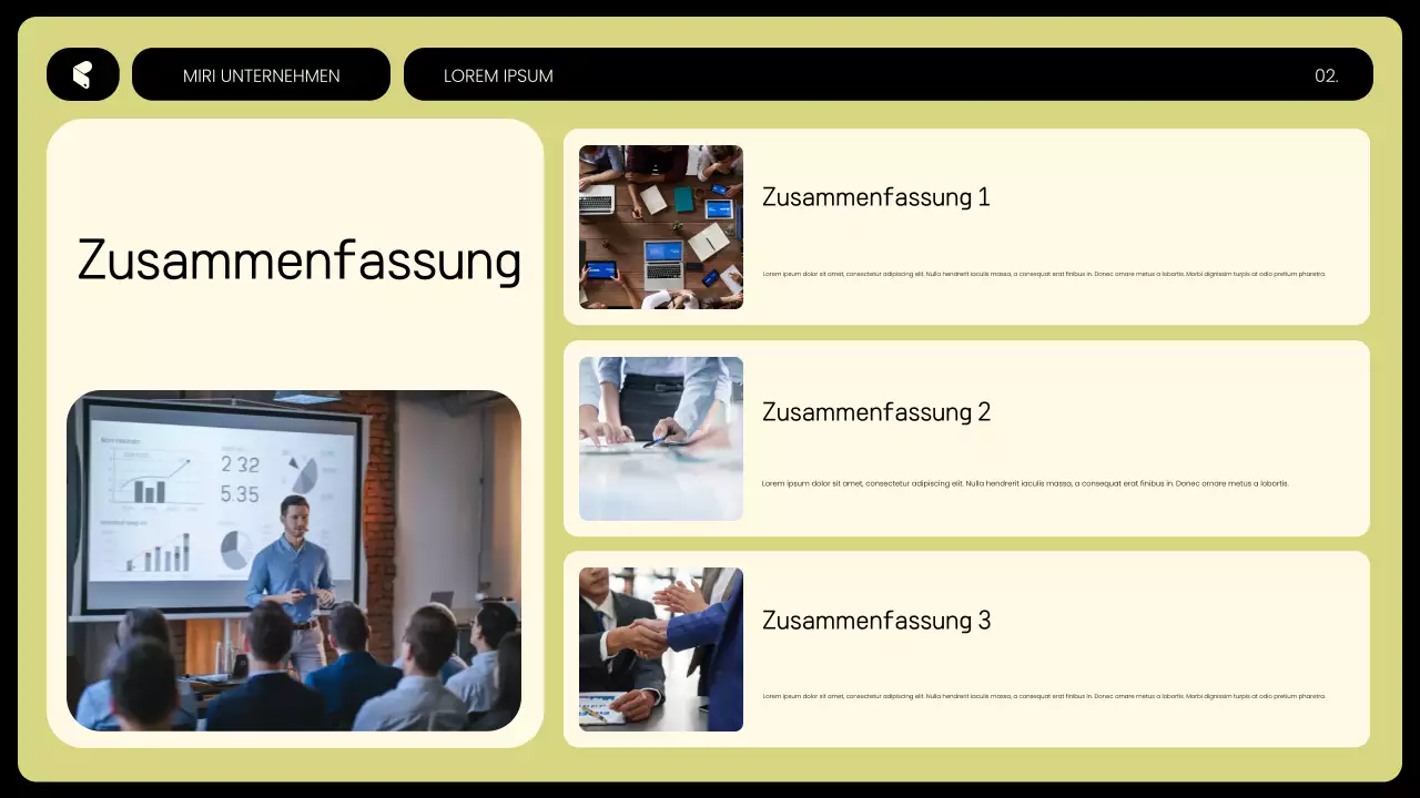 gelber moderner Budgetplaner