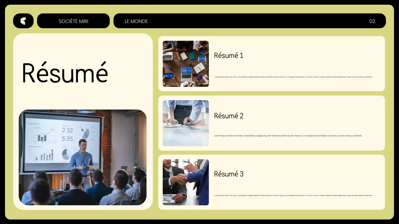 planificateur de budget moderne jaune