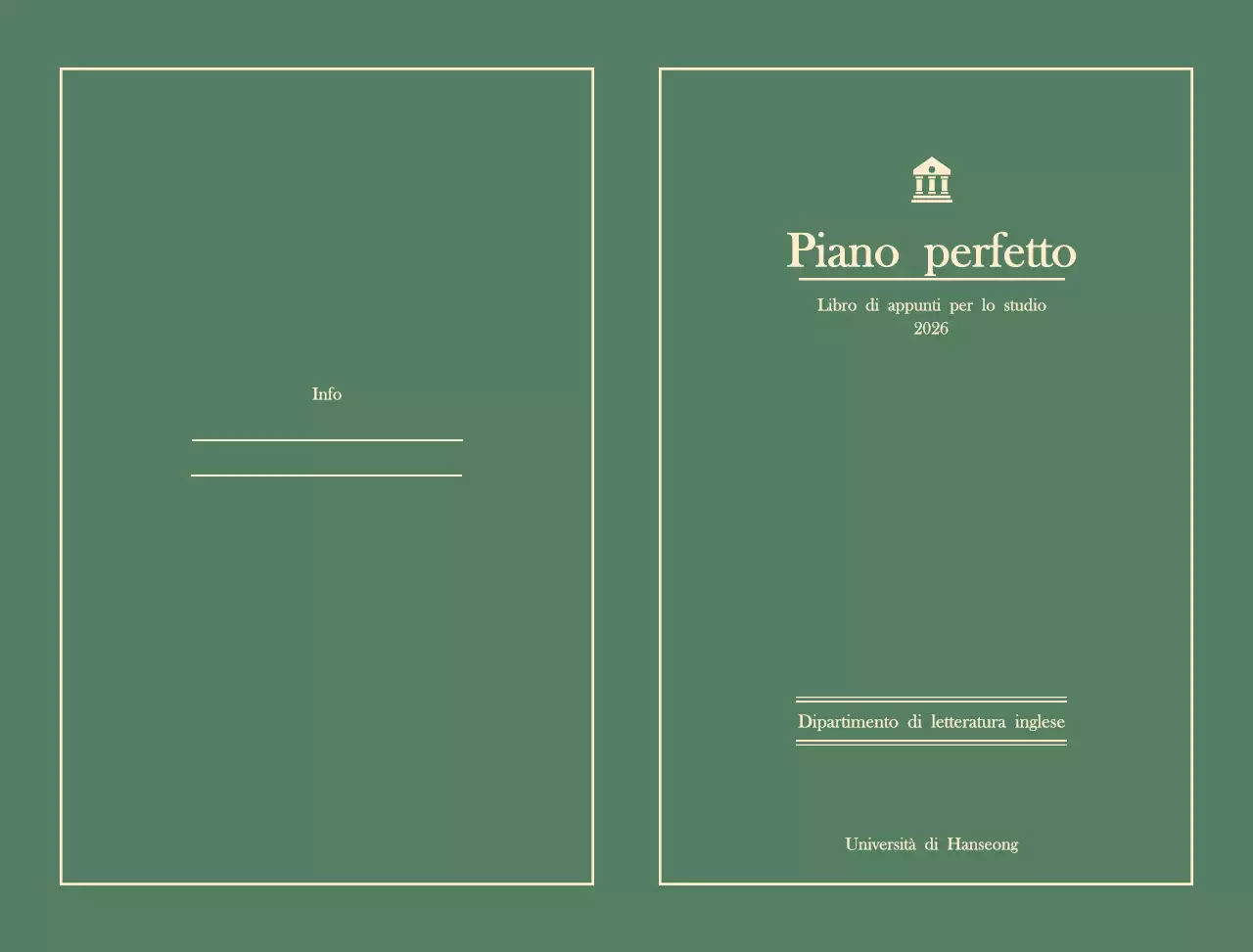 Cancelleria semplice color cachi