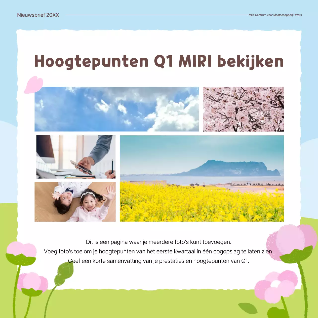 Groene Baby Openbare Instelling Lentebloem Introductie