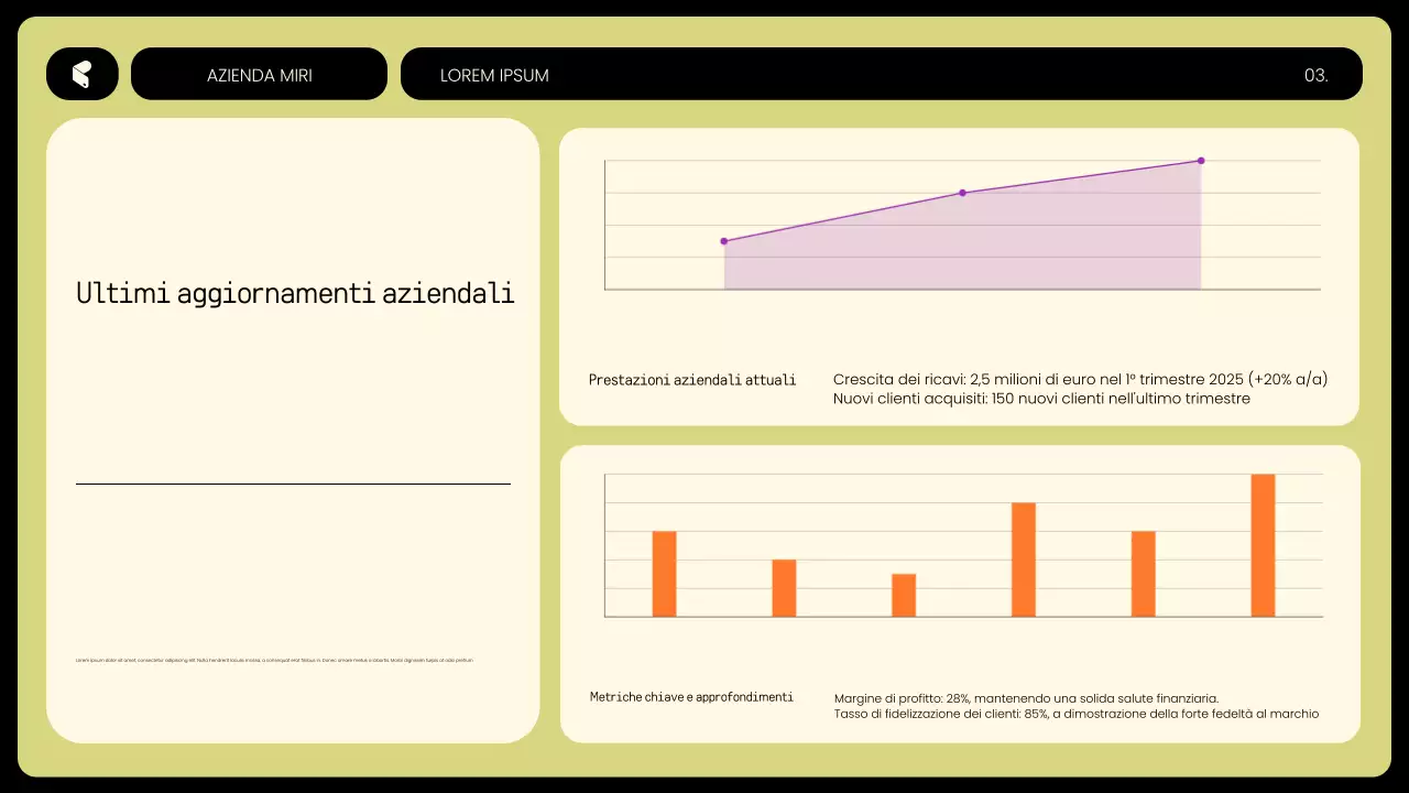 pianificatore di budget moderno giallo