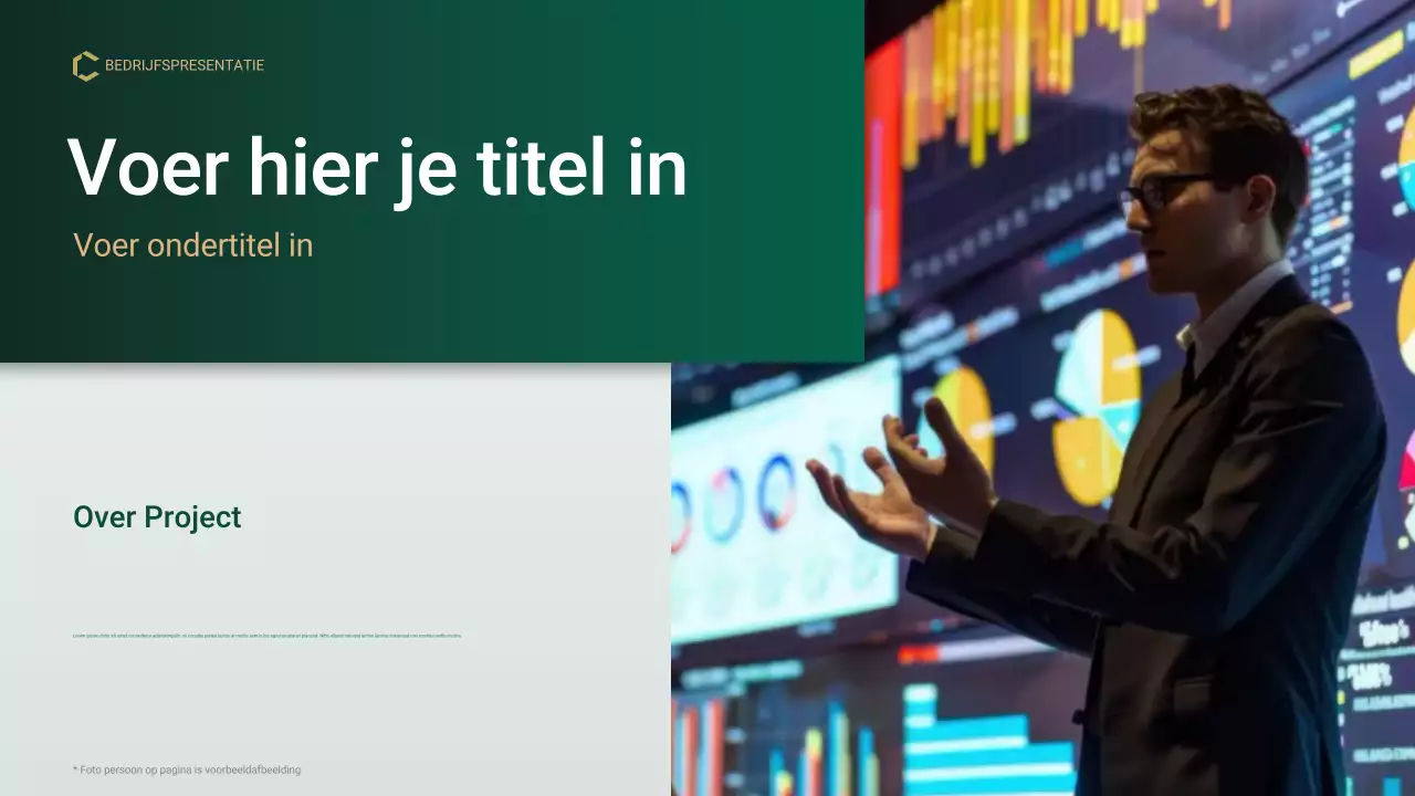 Green Gold Professional Project Management Plan Presentatie