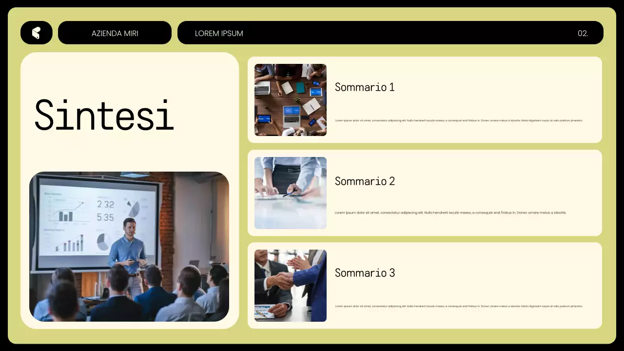 pianificatore di budget moderno giallo