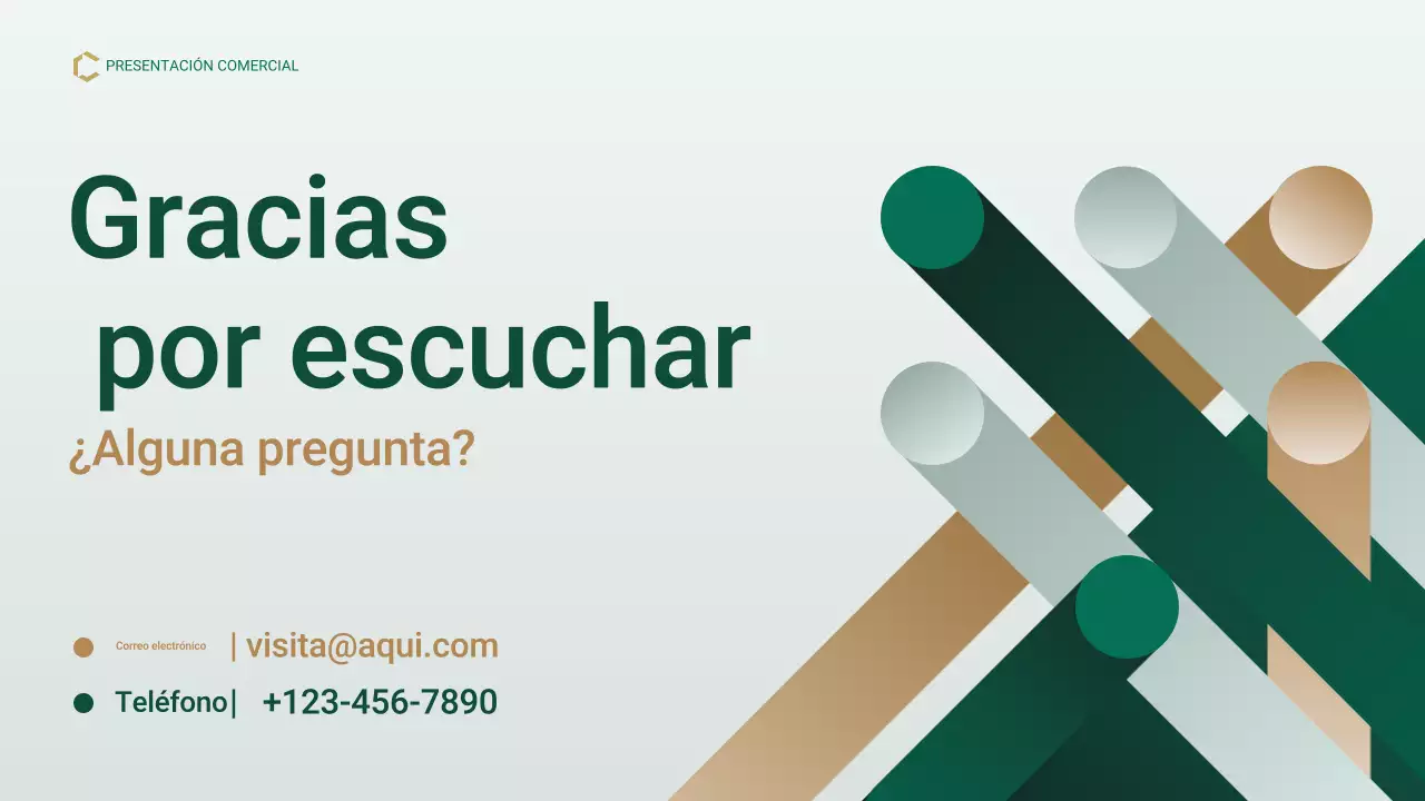 Presentación del plan de gestión de proyectos profesional de Green Gold