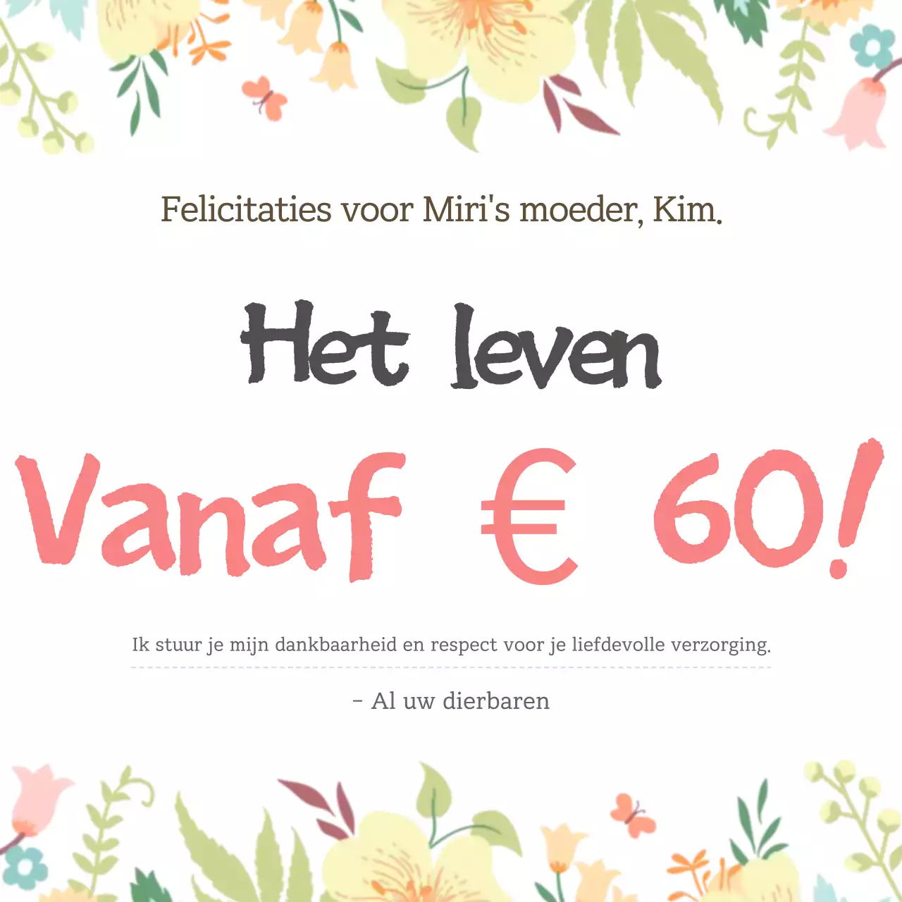 Beige Baby's 60e verjaardag vieren